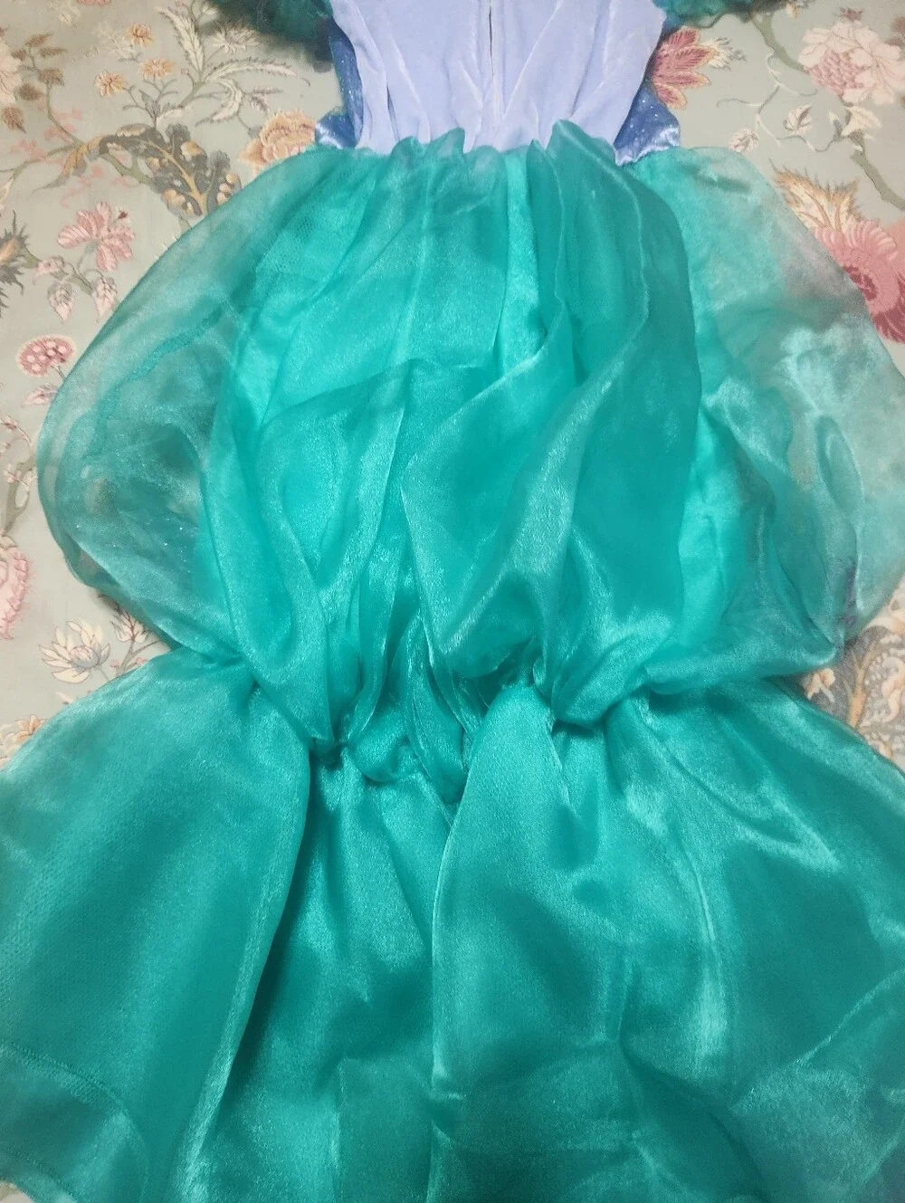 Disney Ariel Princess Dress Up Dress Multi Color Size Small